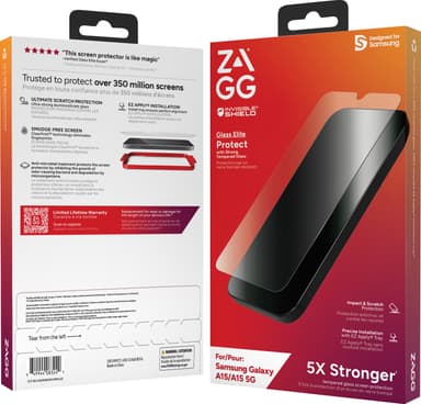 Zagg Glass Elite Samsung Galaxy A15 skärmskydd