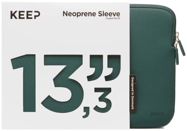 KEEP 13,3" neopren laptopfodral (Power Green)
