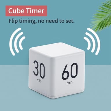 Tidtagarur Digital Timer Countdown Alarm 1-3-5-10 Minuter