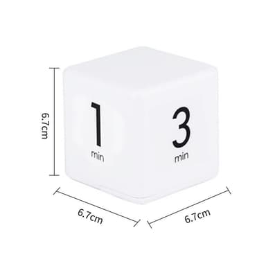 Tidtagarur Digital Timer Countdown Alarm 1-3-5-10 Minuter
