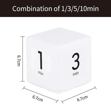 Tidtagarur Digital Timer Countdown Alarm 1-3-5-10 Minuter
