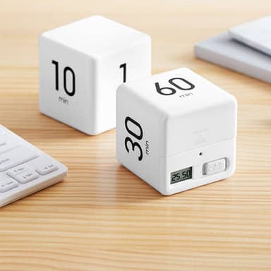 Tidtagarur Digital Timer Countdown Alarm 1-3-5-10 Minuter