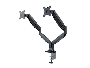 Multibrackets Monitor skrivbordsfäste dual gasfjäder svart