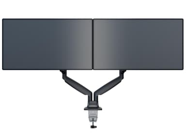 Multibrackets Monitor skrivbordsfäste dual gasfjäder svart
