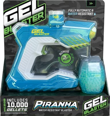 Gel Blaster Piranha och Gellets