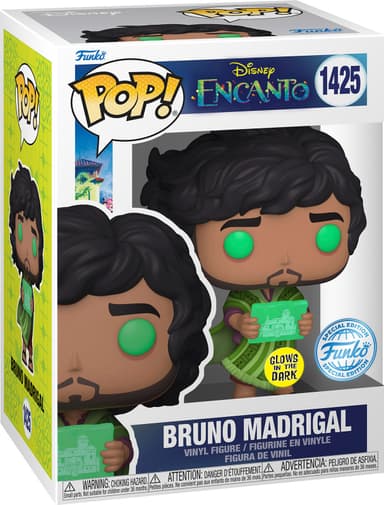 Funko Pop! Vinyl Exclusive Encanto Bruno With Prophecy figur
