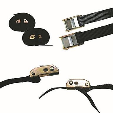 PRO Fitness Gymringar / Träningsringar 28 mm ABS Plast - Svart