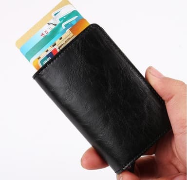 MySafe Pop-up korthållare med RFID signalblockering - Svart