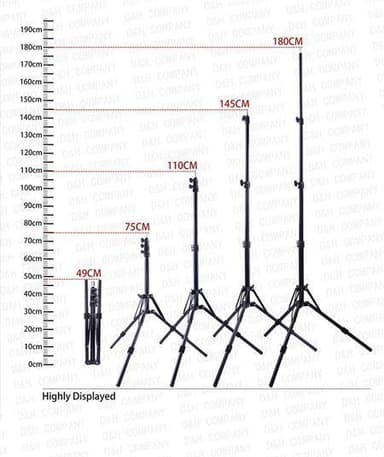 Pro Studio Ring Light LED-ljus med stativ