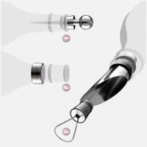 UNIQ Deluxe Vinredskaps Set 4 delar