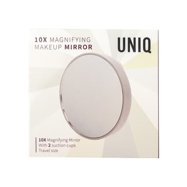 UNIQ Makeup 10X Spegel med Sug - Vit