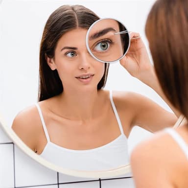 UNIQ Makeup 10X Spegel med Sug - Vit