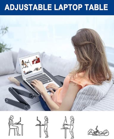 Multifunktionellt Laptopbord med Musmatta
