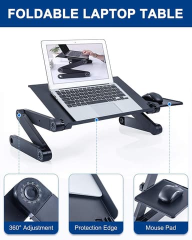Multifunktionellt Laptopbord med Musmatta