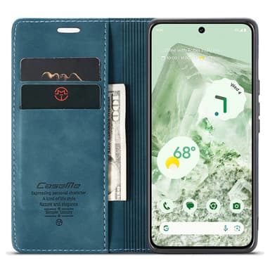 CASEME Plånboksfodral till Pixel 8a - Blå