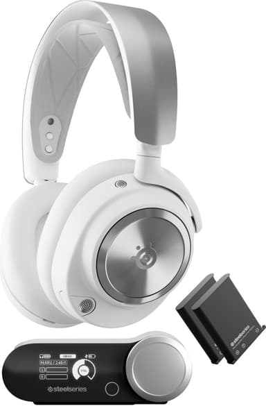 SteelSeries Arctis Nova Pro gamingheadset (PC, vit)