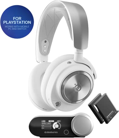 SteelSeries Arctis Nova Pro gaming headset (PS5, vit)
