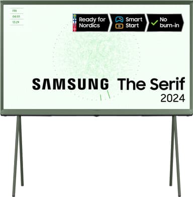 Samsung 43" LS01D The Serif 4K QLED Smart TV (2024, murgröna)