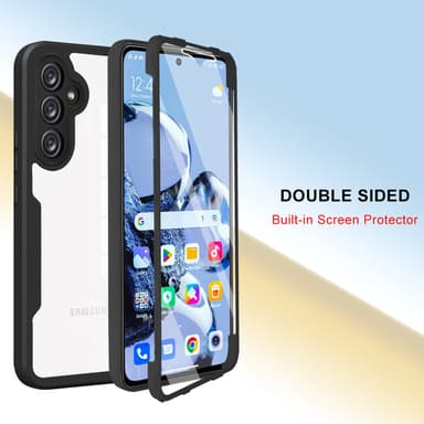 TPU-material 360° all-inclusive mobiltelefonfodral för Samsung-telefon