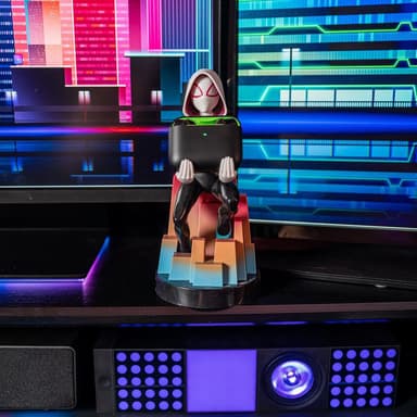 Cable Guys smartphone/kontrollerhållare figur (Spider-Gwen)