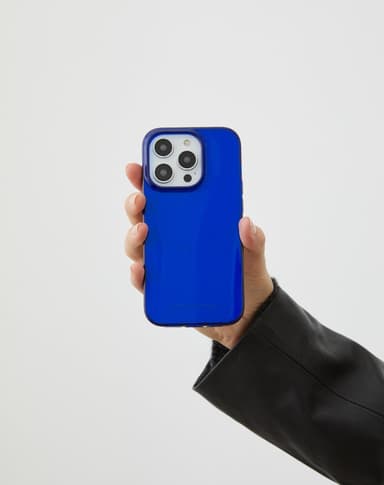 Clear Case iPhone 13/14/15 Cobalt Blue