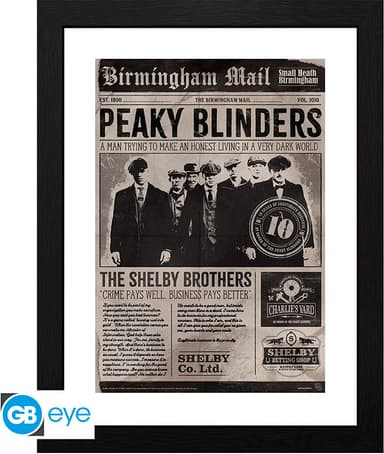 GB Eye Peaky Blinders-affisch (10th Anniversary Newspaper)