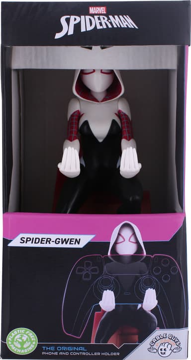 Cable Guys smartphone/kontrollerhållare figur (Spider-Gwen)