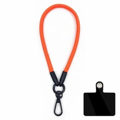 Handledsrem 10mm med fästbricka - Orange