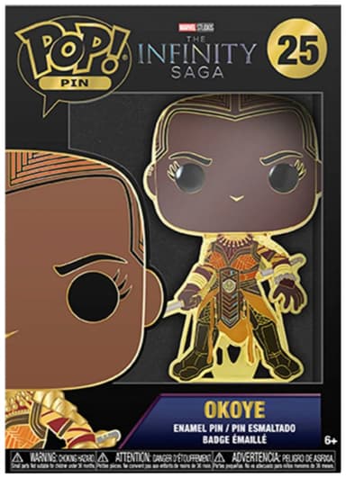 Funko Pin Badge Marvel Okoye märke