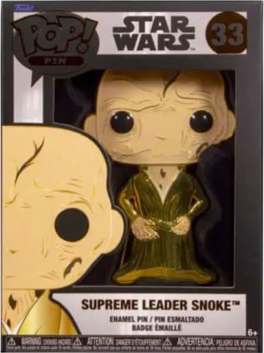 Funko Pin Badge Star Wars Supreme Leader Snoke märke