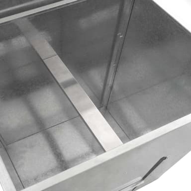 Förvaringsbox för Kol i Galvaniserat Stål - 350kg