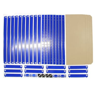 Bultlösa Garagehyllor med 5 Hyllplan - Space Saver Bundle