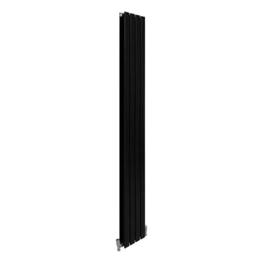 Designerradiatorer med Platta Paneler Svarta 1800mm x 280mm