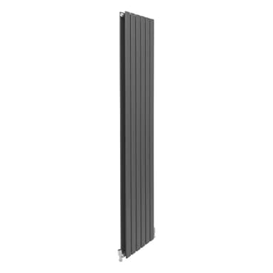 Designerradiatorer med Platta Paneler Mörkgrå 1800mm x 420mm