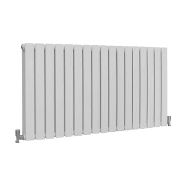 Designerradiatorer med Platta Paneler Vita 600mm x 1190mm