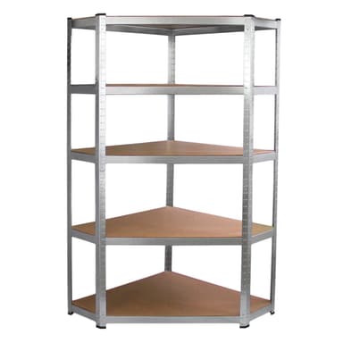 Galwix 90 cm hyllpaket: hörnhyllor och 2 garagehyllor