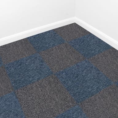40 x Matta Kakel 10m2 / Storm Blue & Charcoal Black