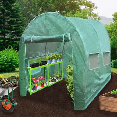 Polytunnel 25mm 3m x 2m med rack