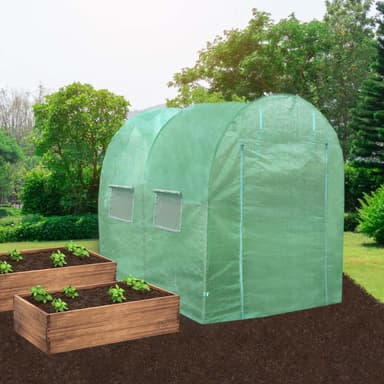 Polytunnel 25mm 3m x 2m med rack