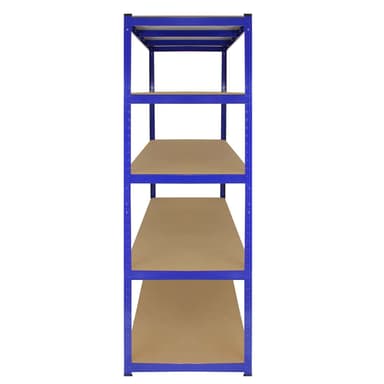 Monster Racking T-Rax Extra breda förvaringshyllor, blå, 160 cm B, 60 cm D