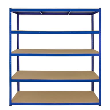 Monster Racking T-Rax Extra breda förvaringshyllor, blå, 160 cm B, 60 cm D