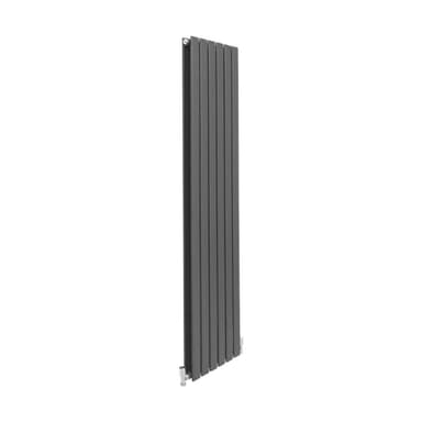 Designerradiatorer med Platta Paneler Mörkgrå 1600mm x 420mm