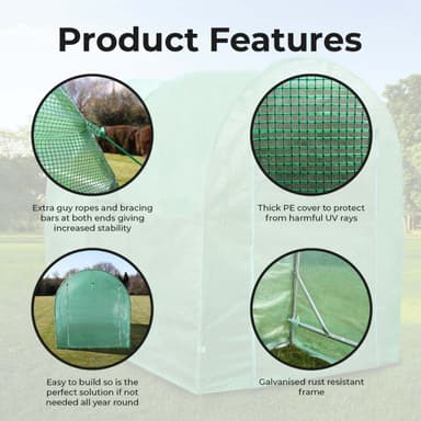 Polytunnel 19mm 2,5m x 2m