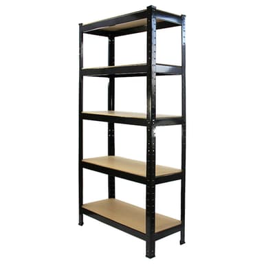 Monster Racking T-Rax Heavy Duty hyllor, svart, 75 cm B, 30 cm D