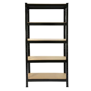 Monster Racking T-Rax Heavy Duty hyllor, svart, 75 cm B, 30 cm D