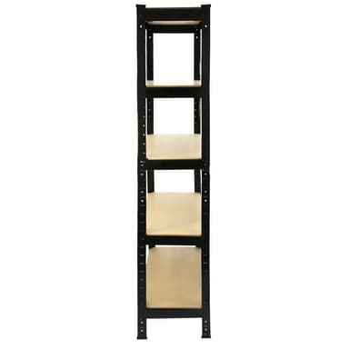 Monster Racking T-Rax Heavy Duty hyllor, svart, 75 cm B, 30 cm D