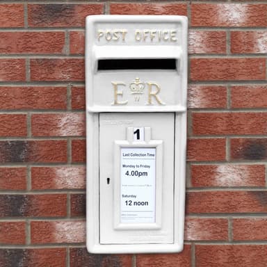 Vit Royal Mail Postbox