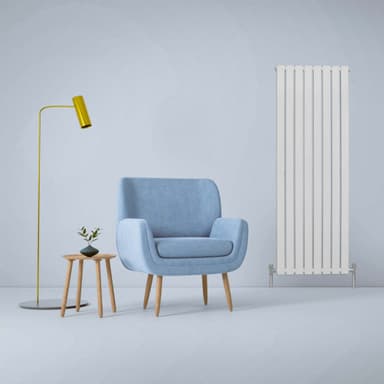 Designerradiatorer med Platta Paneler Vita 1600mm x 560mm