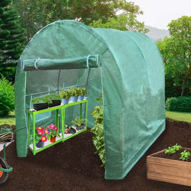 Polytunnel 19mm 4m x 2m med rack