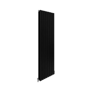 Designerradiatorer med Platta Paneler Svarta 1600mm x 560mm